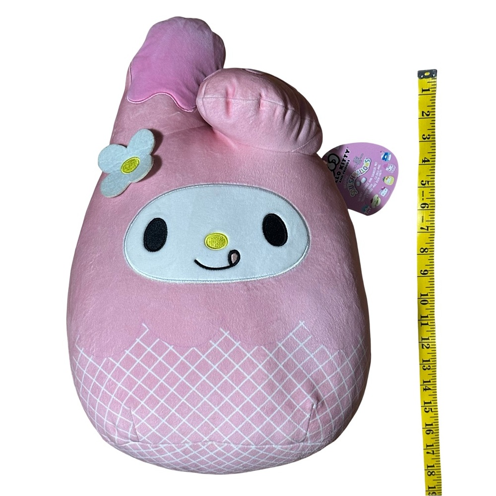 Squishmallows My Melody Sanrio Pink Bunny Plush 14" Soft Toy